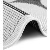 Kusový koberec Duet Bowen 106244 Black/White kruh - na ven i na doma (Rozměry koberců 160x160 (průměr) kruh)