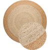 Kusový koberec Jutta 106225 Natur Ivory/Gold kruh (Rozměry koberců 100x100 (průměr) kruh)