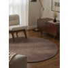 Kusový koberec Eleni 106219 Taupe kruh (Rozměry koberců 120x120 (průměr) kruh)
