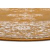 Kusový koberec Gloria 105518 Mustard kruh (Rozměry koberců 160x160 (průměr) kruh)