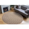 Kusový koberec Diamond Cut 800 Taupe kruh (Rozměry koberců 120x120 (průměr) kruh)