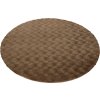 Kusový koberec Diamond Cut 800 Taupe kruh (Rozměry koberců 120x120 (průměr) kruh)