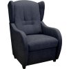 Relaxační křeslo ušák René Aston 13 modrošedé