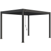 3x4 4 legs anthracite side view