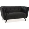 castello2v19 sofa castello 2 velvet czarny bluvel 19 wenge