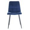 Jídelní čalouněná židle MAJA velvet granátově modrá/černá