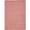 Ručně všívaný kusový koberec Asra wool starorůžová (Rozměry koberců 60x110)