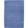 Ručně všívaný kusový koberec Asra wool modrá (Rozměry koberců 40x60)