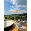 ALU WOOD 3 x 2 m – slunečník s automatickým naklápěním s ULTRA UV ochranou (Desén látky 840)