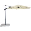 RAVENNA SMART 3 m – zahradní výkyvný slunečník s boční tyčí (Desén látky 827)
