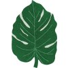 Přírodní koberec, ručně tkaný Monstera Leaf (Rozměry koberců 120x160)