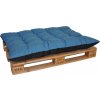 Paletový sedák / zahradní matrace tyrkysový melír