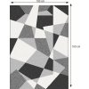 sanar koberec geometricky vzor 100 150 cm rozmery