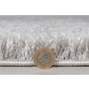 Kusový koberec Shaggy Teddy Grey kruh (Rozměry koberců 133x133 (průměr) kruh)