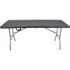 stul catering 180x74 cm cerny rozlozeny