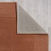 Kusový ručně tkaný koberec Tuscany Textured Wool Border Orange (Rozměry koberců 120x170)