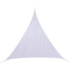 Stínící plachta trojúhelník 3m - bílá