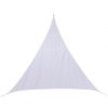 Stínící plachta trojúhelník 4m - bílá