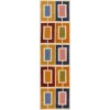 Ručně všívaný běhoun Illusion Retro Blocks Multi (Rozměry koberců 60x230)