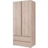 Skříň KOSMOS C02 šatní, 92cm (Varianta bílá)