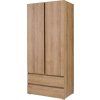 Skříň KOSMOS C02 šatní, 92cm (Varianta bílá)