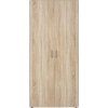Skříň ABBA 2D šatní, 81cm (Varianta bílá)