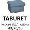 Taburet DÉMON (Varianta Moric 12 Doprodej)