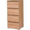 Komoda KOSMOS C07 4z (Varianta bílá)