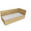 Postel BOR 90 cm (Varianta dub artisan)