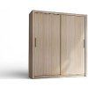 Skříň MISTERY šatní, 180cm (Varianta bílá)