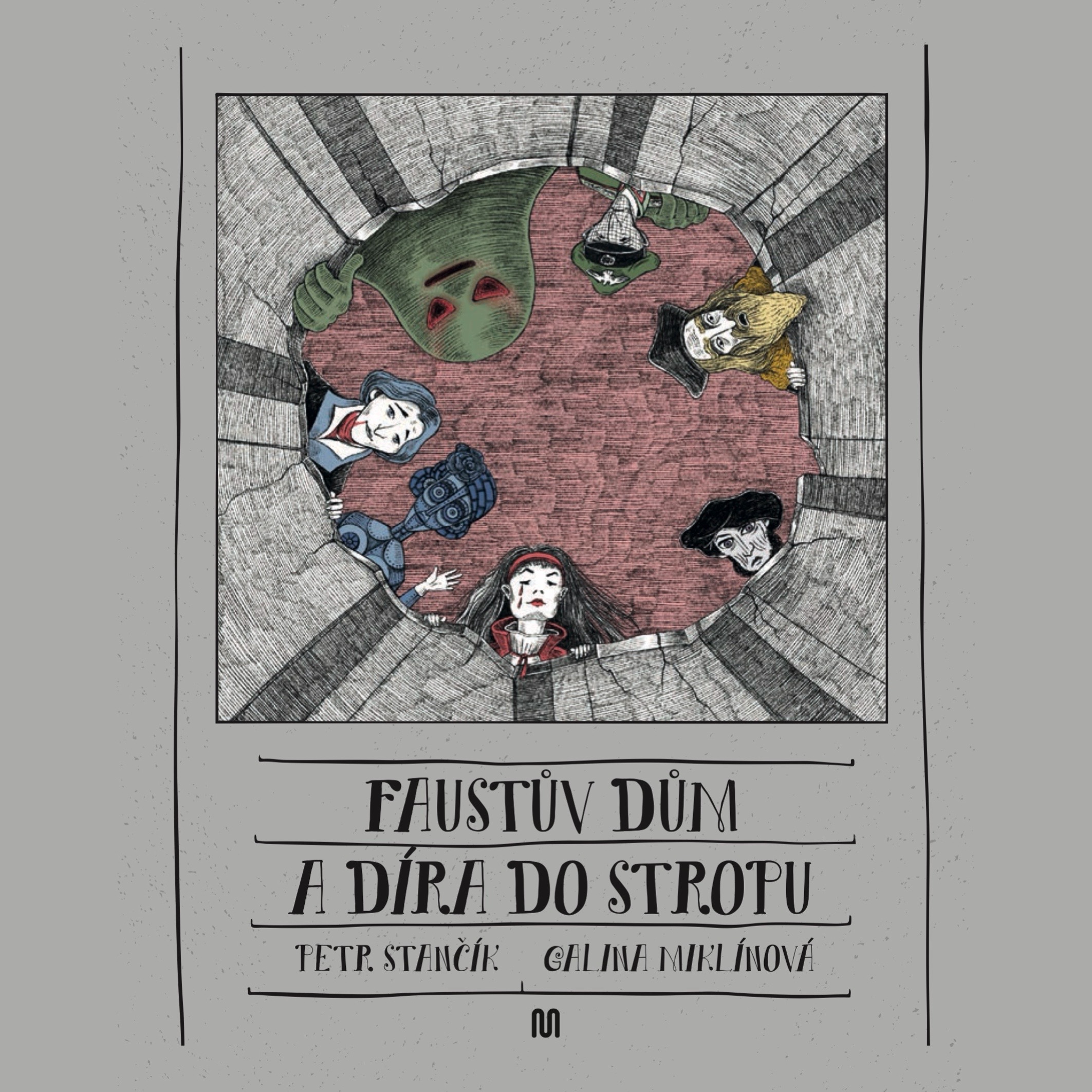 Ukázka: Faustův dům a díra do stropu