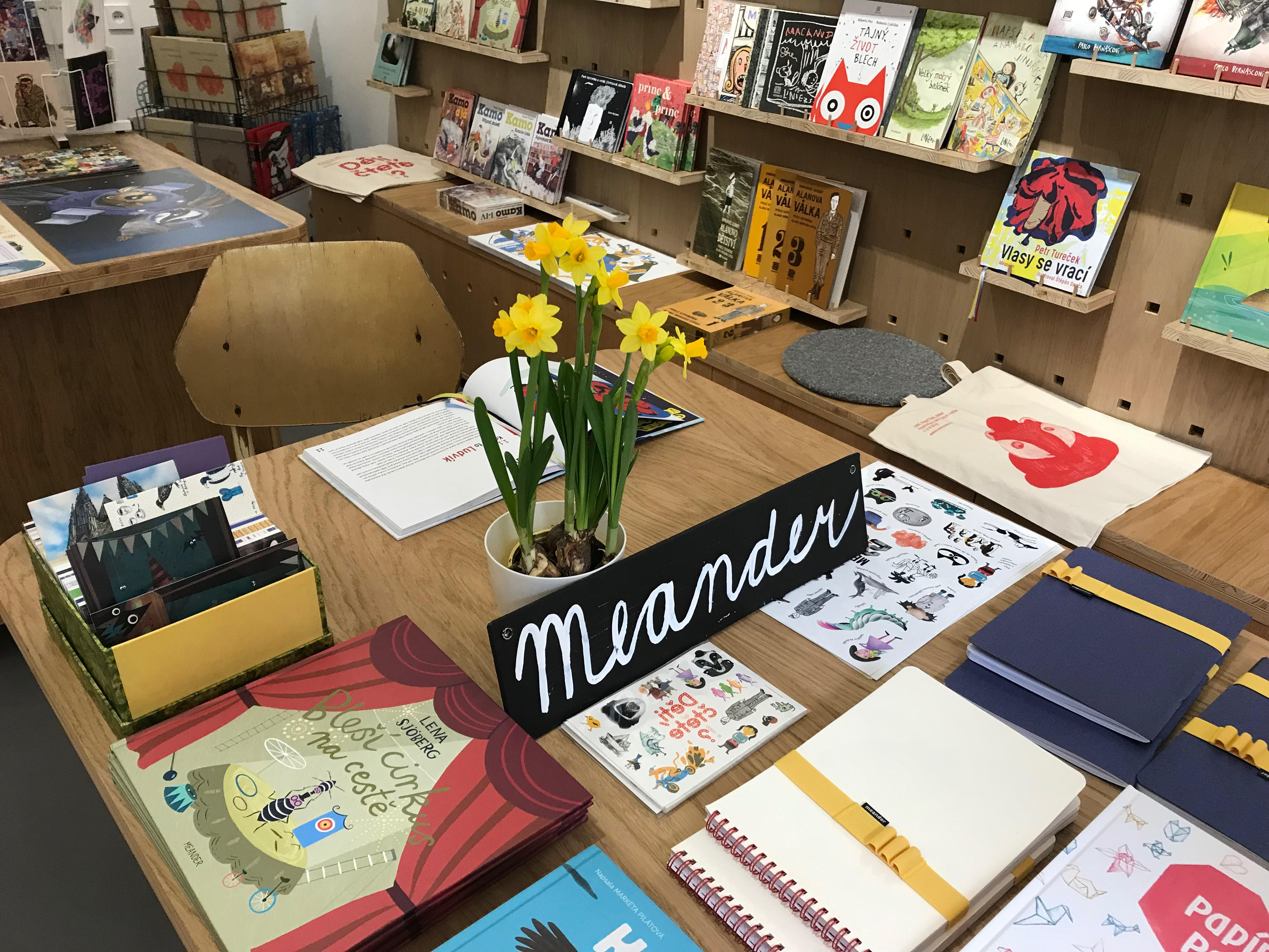 Program v knihkupectví Meander - Březen 2019