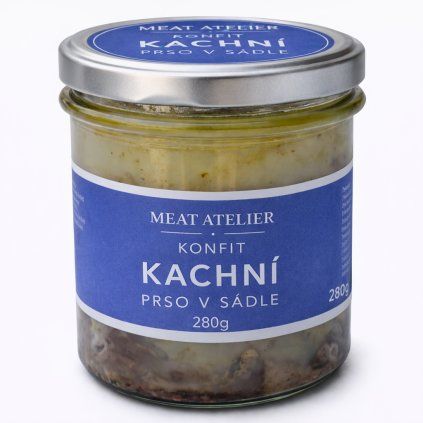 kachní konfit prso v sádle