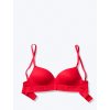 Victoria's Secret PINK Push-up podprsenka bez kostic Wireless Lightly Lined červená