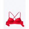 Victoria's Secret PINK Push-up podprsenka bez kostic Wireless Lightly Lined červená