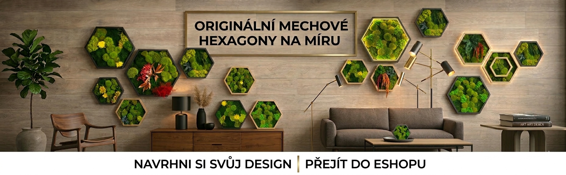 Mechové hexagony