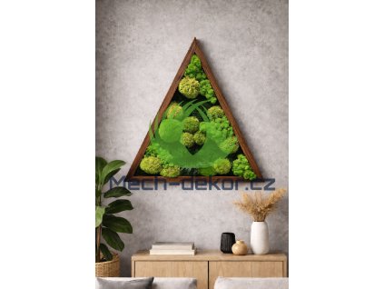 Trojuhelník tmavý dub