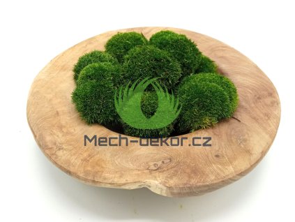 Tmavý kopečkový mech malý