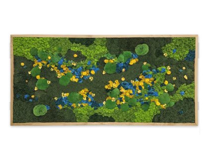 Mechový obraz BLOOM úzký