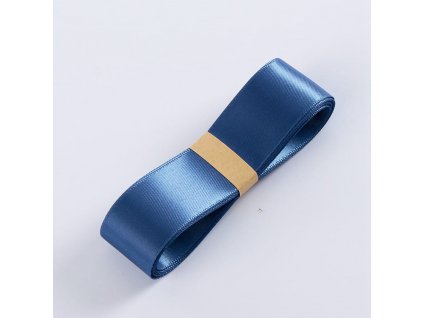 Květinářská stuha - kouřově modrá - role 2,5cmx32m