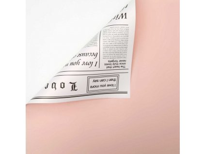 Květinová fólie - Gazette Cool Pink + White - archy 58x58 cm - 20ks