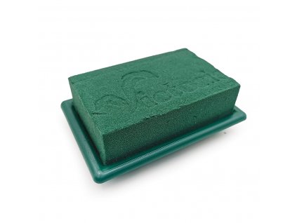 Zelená floristická houba Table Deco MINI s mokrým podkladem