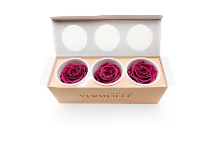 Róża Stabilizowana Rose Wine pud otw