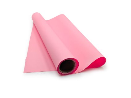 Floristická fólie - Aromatická - 50 cm x 9 m - Světle růžová