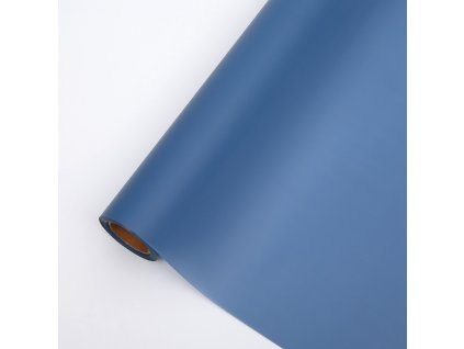 Floristická fólie Matte 90's" - Kolumbijská modrá - 58 cm x 20 m