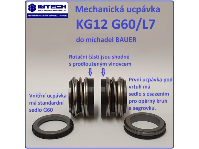 Mechanická ucpávka do míchadel BAUER