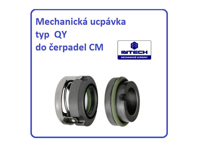 Mechanická ucpávka QY do čerpadel CM