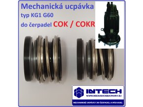 Mechanická ucpávka , těsnění hřídele do čerpadel COK COKR ,MEZ Nedvědice.