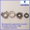 Mechanická ucpávka do čerpadla Grundfos CM CME díly ucpávky