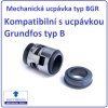 Mechanická ucpávka typ BGR kompatibilní s ucpávkou Grundfos typ B – kompatibilní s BQQE,BUBE,BUUV,BQQV